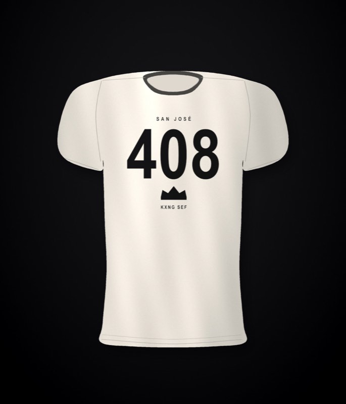 KXNG SEF 408 KXNG โ full back print, bone tee